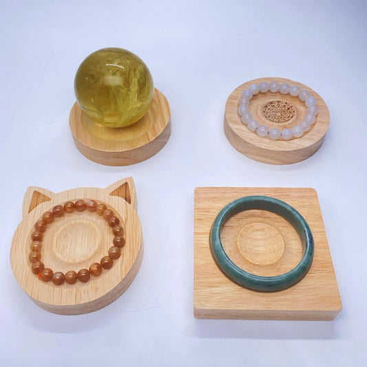Crystal bracelet DIY wooden holder 9.5cm*2cm