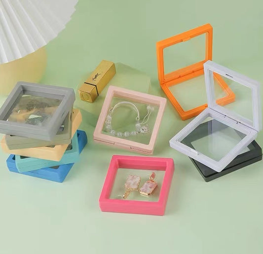 Crystal jewelry display PE box multicolor